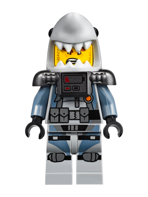 [M njo362 (No Colour)] Shark Army Great White - Scuba Suit