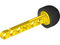 Projectile Arrow, Liftarm Shaft with Solid Black Rubber End