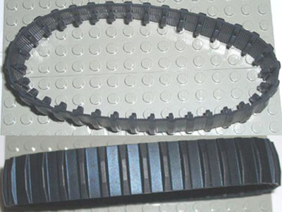 [P 680c01 (Black)] Tread with 34 Treads Technic