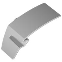 [P 61071 (Very Light Bluish Gray)] Technic, Panel Car Mudguard Left