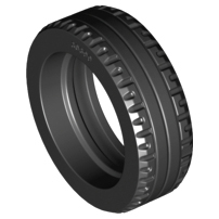 [P 30699 (Black)] Tire 43.2 x 14 Solid
