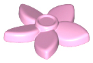 Friends Accessories Hair Decoration, Flower with Pointed Petals and Small Pin