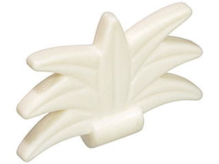 [P 6029b (White)] Minifigure, Plume Feathered Headdress