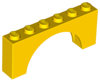 Arch 1 x 6 x 2 - Thick Top with Reinforced Underside