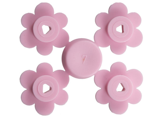 Plant Flower Small, 4 on Sprue