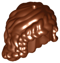 [P 35620 (Reddish Brown)] Mini Doll, Hair Friends Long Wavy with Side French Braid