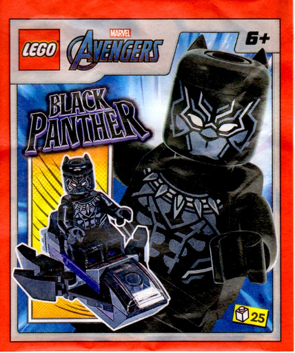 [S 242316-1 (No Colour)] Black Panther with Jet paper bag