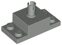 Brick, Modified 2 x 2 with Top Pin and 1 x 2 Side Plates