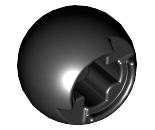 [P 53585 (Black)] Technic Ball Joint with Through Axle Hole