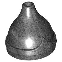 [P 88284 (Pearl Dark Gray)] Minifigure, Headgear Helmet Persian