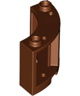 [P 73878 (Reddish Brown)] Window 3 x 3 x 2 Round Corner
