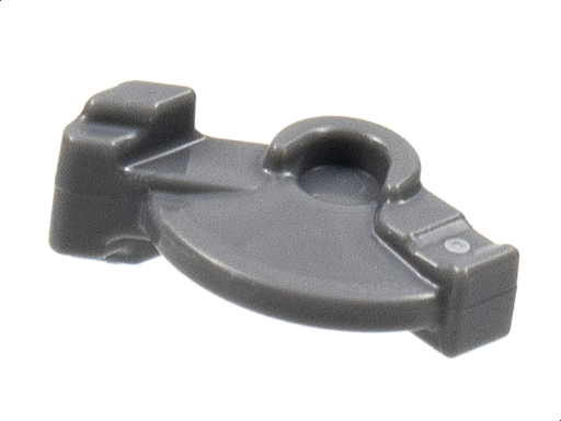 [P 69755 (Dark Bluish Gray)] Projectile Launcher Part, Trigger for Bazooka, Mini Blaster / Shooter