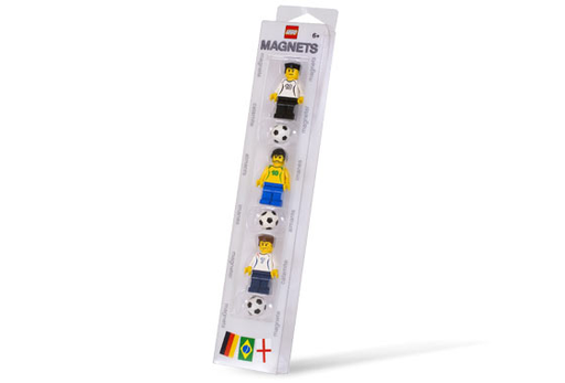 [G 4498051 (No Colour)] Magnet Set, Minifigures Soccer Players (3) with Balls blister pack