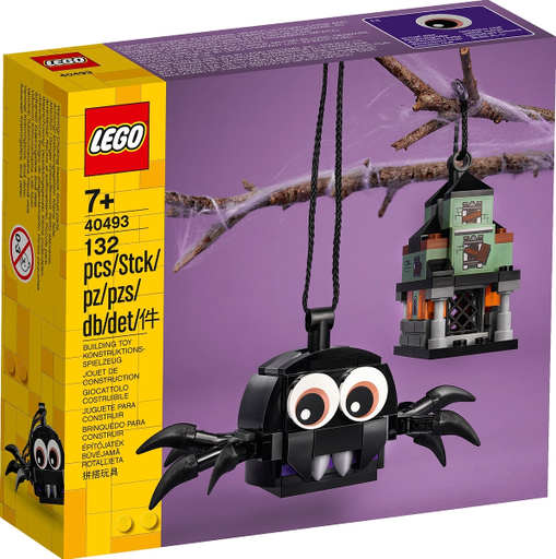 [S 40493-1 (No Colour)] Spider & Haunted House Pack