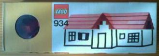 [S 934-1 (No Colour)] Roof Bricks, 45 degrees