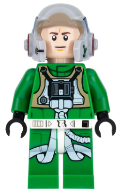 [M sw0819 (No Colour)] Rebel Pilot A-wing (Jake Farrell)