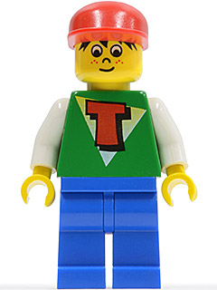 [M tim006 (No Colour)] Time Cruisers - Timmy with Blue Legs and Red Cap