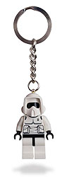 [G 852842 (No Colour)] Scout Trooper (White Arms, Plain Legs) Key Chain