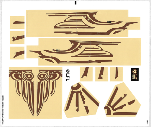 [P 75084stk01 (No Colour)] Sticker Sheet for Set 75084 - (19557/6100321)