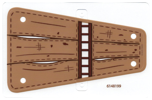 [P 26337 (Trans-Clear)] Plastic Roof for Set 75148