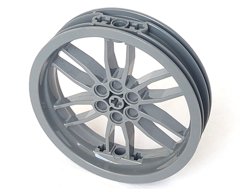 [P 88517 (Dark Bluish Gray)] Wheel 75mm D. x 17mm Motorcycle