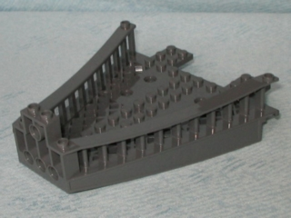 [P 47988 (Dark Bluish Gray)] Boat, Bow Top 14 x 12