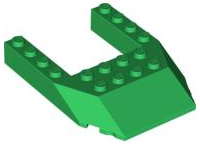 [P 32084 (Green)] Wedge 6 x 8 Cutout