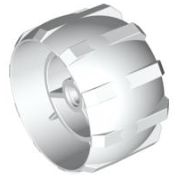 [P 30324 (White)] Wheel Hard Plastic Spoked