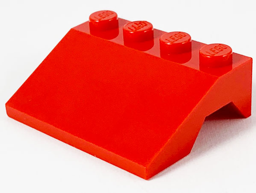 [P 2513 (Red)] Vehicle, Mudguard 3 x 4 Slope