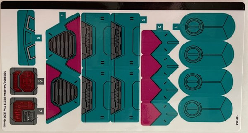 [P 76255stk01 (No Colour)] Sticker Sheet for Set 76255 - (10102830/6433896)