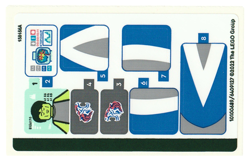 [P 75573stk01 (No Colour)] Sticker Sheet for Set 75573 - (10100689/6409127)