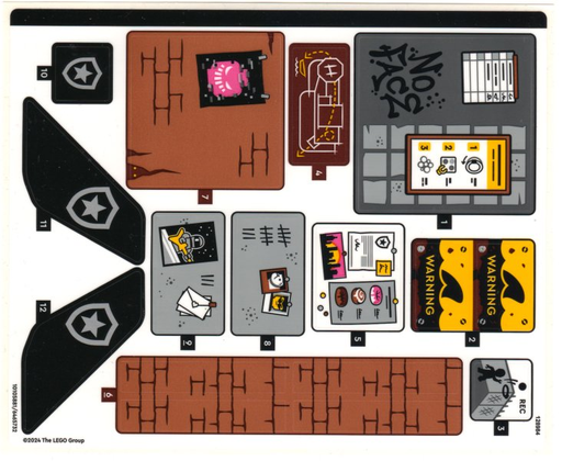 [P 60419stk01 (No Colour)] Sticker Sheet for Set 60419 - (10105881/6465732)