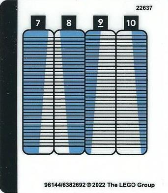 [P 40519stk02 (No Colour)] Sticker Sheet for Set 40519, Sheet 2 - (96144/6382692)