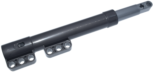 [P 69633c01 (Pearl Dark Gray)] Technic, Shock Absorber 18L with Internal Spring and Flat Silver Shaft