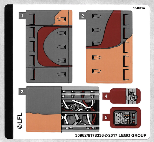 [P 75173stk01 (No Colour)] Sticker Sheet for Set 75173 - (30962/6178336)