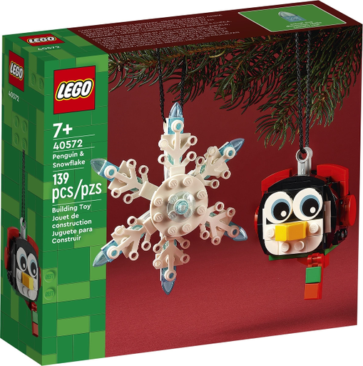 [S 40572-1 (No Colour)] Penguin & Snowflake