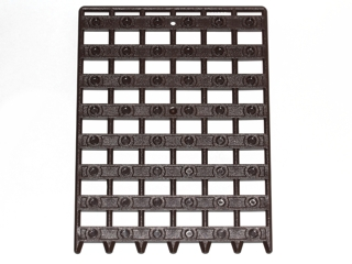 [P 11216 (Dark Brown)] Door 1 x 12 x 16 Castle Gate (Portcullis)