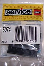 [S 5074-1 (No Colour)] Bogie Plates, Black