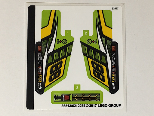 [P 42072stk01 (No Colour)] Sticker Sheet for Set 42072 - (36513/6212275)