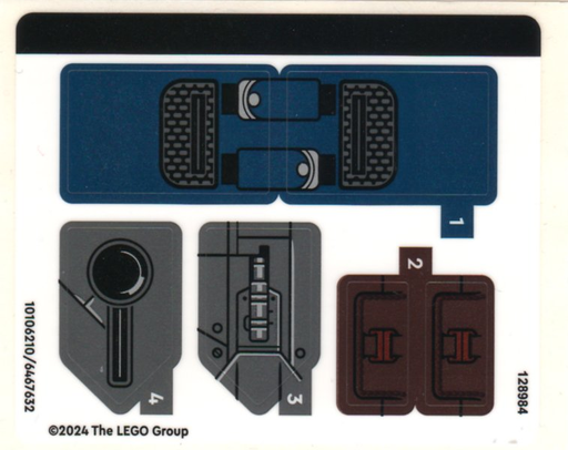 [P 76282stk01 (No Colour)] Sticker Sheet for Set 76282 - (10106210/6467632)