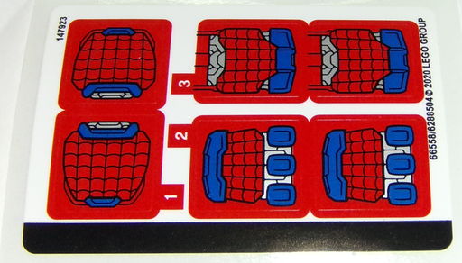 [P 76146stk01 (No Colour)] Sticker Sheet for Set 76146 - (66558/6288504)