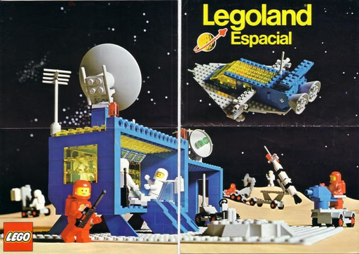 [G p79spes (No Colour)] Space Poster Large 1979 Legoland Espacial (28.432-1978)