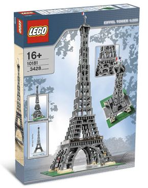 [S 10181-1 (No Colour)] Eiffel Tower 1:300 Scale