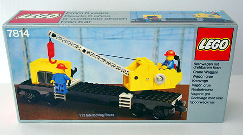 [S 7814-1 (No Colour)] Crane Wagon with Small Container