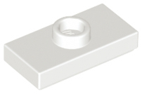 Plate, Modified 1 x 2 with 1 Stud with Groove and Bottom Stud Holder (Jumper)