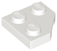 Wedge, Plate 2 x 2  Cut Corner