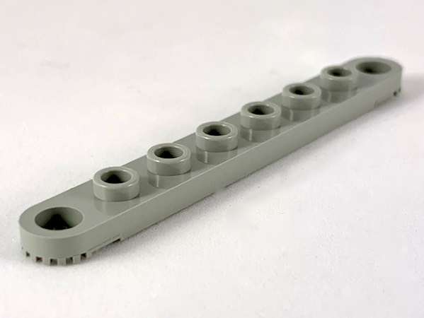 Technic, Plate 1 x 8 with Toothed Ends
