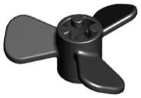 Propeller 3 Blade 3 Diameter with Axle Hole