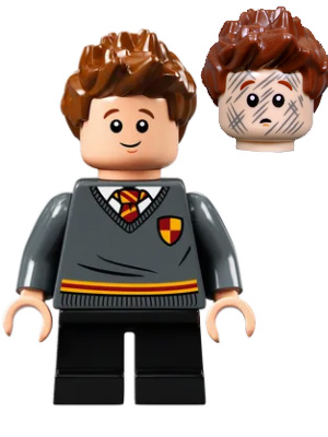 Seamus Finnigan, Gryffindor Sweater with Crest, Black Short Legs