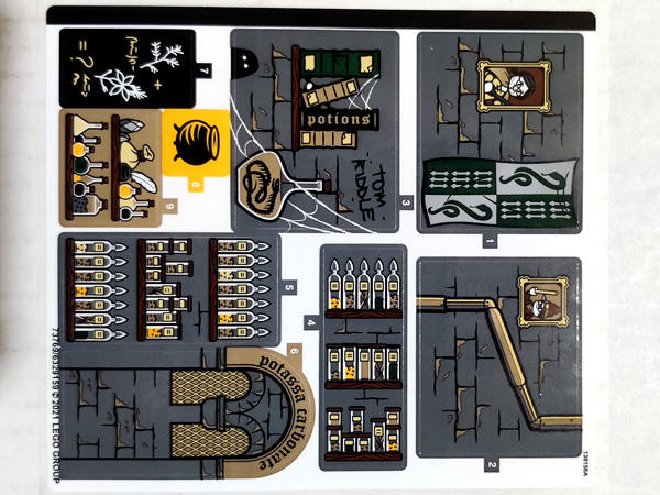 Sticker Sheet for Set 76383 - (73769/6329159)